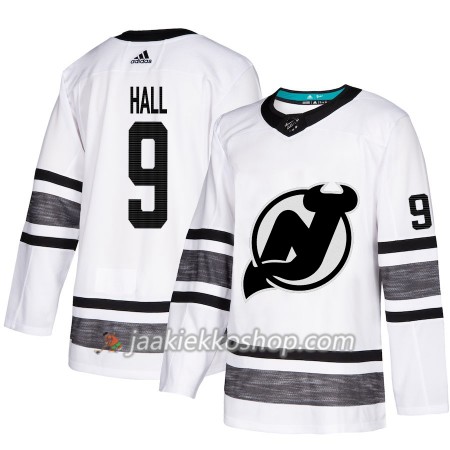 Miehille NHL New Jersey Devils Pelipaita Taylor Hall 9 Valkoinen 2019 All-Star Adidas Authentic